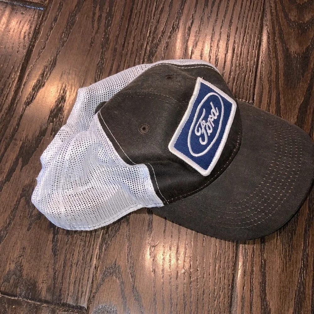FORD brown and mesh trucker hat one size fits most